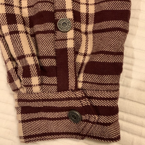 Duluth Trading Men's Flapjack Fleece-lined Relaxed Fit Shirt Jacket Burgundy 2XL - Picture 3 of 12